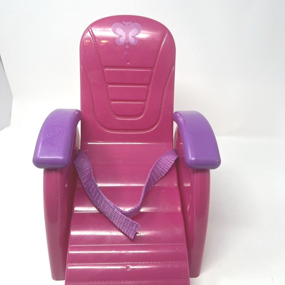 My Life As Pink Purple Recliner Spa (Chair Only) Butterfly 18" Doll Furniture